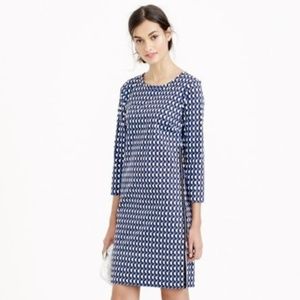 J Crew Jet Set Geo Shift Dress Size 6